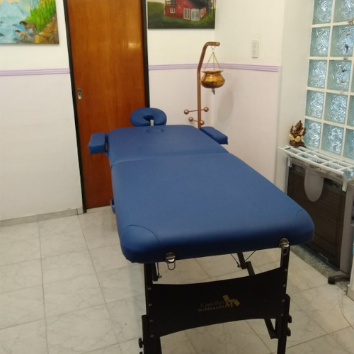 Equipamiento para realizar Shirodhara